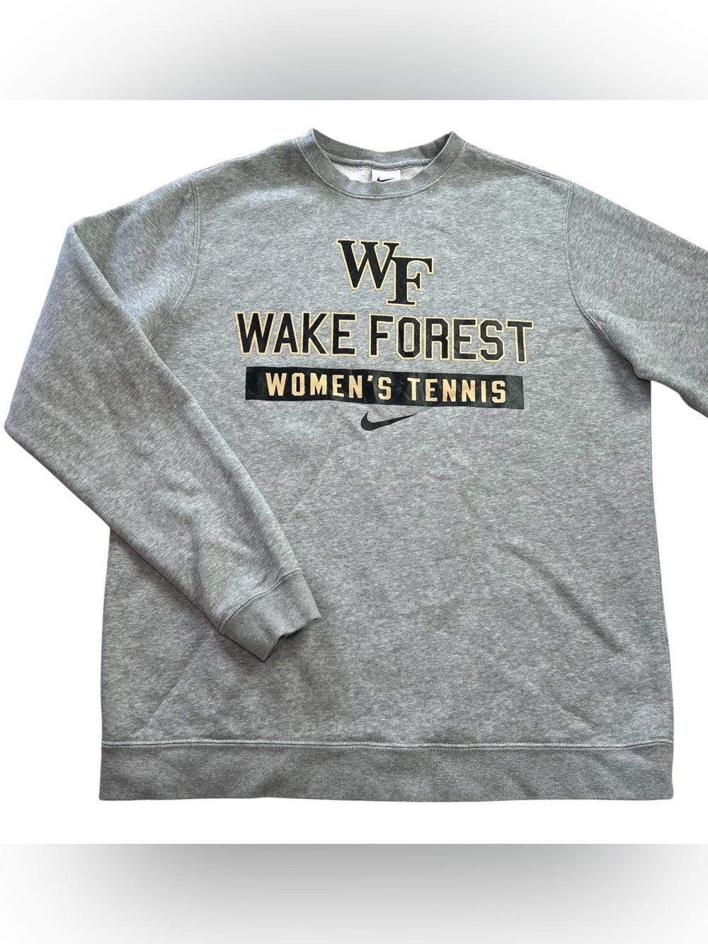 Nike Wake Forest Demon Deacons Women’s Tennis TEAM ISSUED Men’s Crewneck size L
